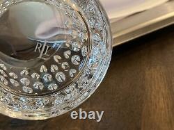 Set of 4'Aston' DOF Double Old Fashioned Crystal Glasses, Ralph Lauren, German y