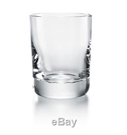 Set of 4 Baccarat Crystal Double Old Fashioned Glasses 12.6 Oz No Reserve