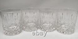 Set of 4 Buick Logo Fine Crystal Double Old Fashioned Whiskey Glasses
