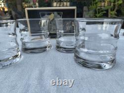 Set of 4 Colony Tall Ships Double Old Fashioned Glasses