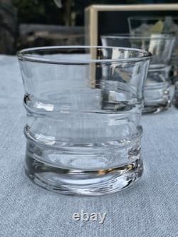 Set of 4 Colony Tall Ships Double Old Fashioned Glasses