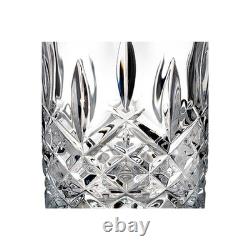 Set of 4 Double Old Fashioned Glasses, 11 oz Clear Crystal Drinkware