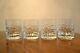 Set of 4 MILLER ROGASKA Full Lead Crystal MAESTRO Double Old Fashioned Glasses
