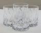 (Set of 4) Mikasa Olympus Double Old Fashioned Rocks Cut Lead Crystal Glasses