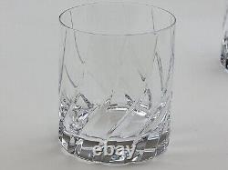 (Set of 4) Mikasa Olympus Double Old Fashioned Rocks Cut Lead Crystal Glasses