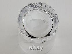 (Set of 4) Mikasa Olympus Double Old Fashioned Rocks Cut Lead Crystal Glasses