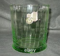 Set of 4 Portieux Norma Light Green Double Old Fashioned Glasses
