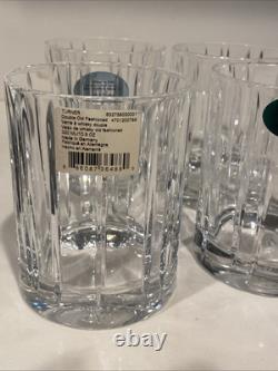 Set of 4 RLL Ralph Lauren Turner Doubled Old Fashioned Crystal 10.8 Oz Germany