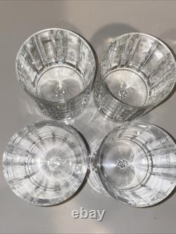 Set of 4 RLL Ralph Lauren Turner Doubled Old Fashioned Crystal 10.8 Oz Germany
