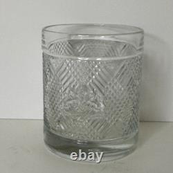 Set of 4 Ralph Lauren Safari Signature Collection Double Old Fashioned Glasses