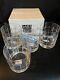 Set of 4 Rogaska Windows Crystal Double Old Fashioned Glasses