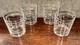 Set of 4 Tiffany & Co. Crystal SWAG Double Old Fashioned Glass 3 5/8