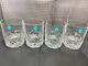 Set of 4 Tiffany & Co. ROCK CUT Crystal Double Old Fashioned 3 7/8 10 oz