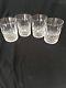 Set of 4 WATERFORD CRYSTAL COLLEEN DOUBLE OLD FASHIONED TUMBLER GLASSES 4 3/8