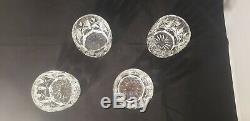Set of 4 WATERFORD Westhampton Double Old Fashioned Glasses Tumblers EUC