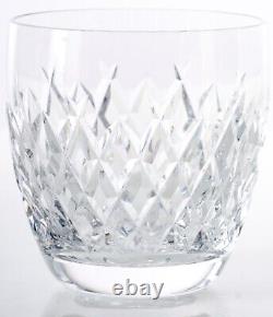 Set of 4 Waterford Boyne Crystal Double Old Fashioned Tumblers 3.5 Discontinued