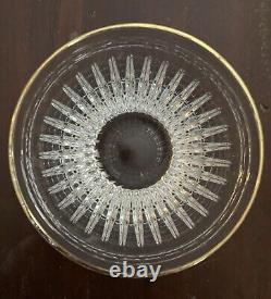 Set of 4 Waterford Crystal Hanover Gold Double Old Fashioned Glasses Marquis