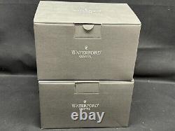 Set of 4 Waterford GLENMEDE Crystal Double Old Fashioned 4 1/4 Tall