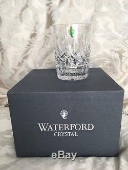 Set of 4 Waterford LISMORE 12 Oz Double Old Fashioned (DOF) Glasses. NIB