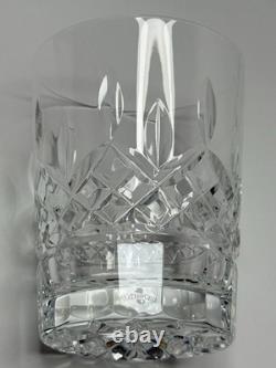 Set of 4 Waterford LISMORE 4 3/8 Double Old Fashioned Glasses