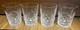 Set of 4 Waterford LISMORE 4 3/8 Double Old Fashioned Glasses Great Condition
