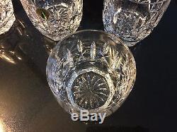 Set of 4 Waterford WESTHAMPTON Crystal Double Old Fashioned Glasses Pristine