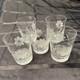 Set of 5 2ABP cut crystal old fashioned glasses