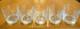 Set of 5 Cristal D'Arques-Durand CRACELE Dots Old Fashioned Glasses Signed JG