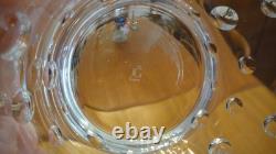 Set of 5 Cristal D'Arques-Durand CRACELE Dots Old Fashioned Glasses Signed JG
