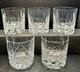 Set of 5 Galway Ireland Crystal Clifden Double Old Fashioned Glasses 3 1/2
