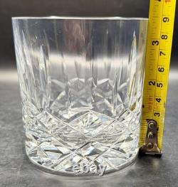 Set of 5 Galway Ireland Crystal Clifden Double Old Fashioned Glasses 3 1/2