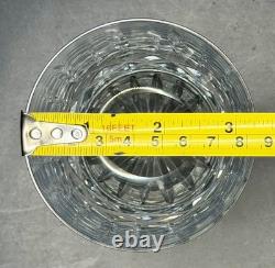 Set of 5 Galway Ireland Crystal Clifden Double Old Fashioned Glasses 3 1/2
