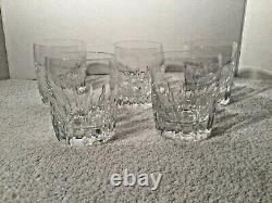 Set of 5 Lenox FIRELIGHT Clear Double Old Fashioned Glasses