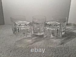 Set of 5 Lenox FIRELIGHT Clear Double Old Fashioned Glasses