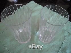Set of 6-Baccarat Crystal Harmonie Double Old Fashioned Tumbler-PLUS 2 FREE