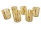 Set of 6 Cera Double Old Fashioned Bamboo Tumblers- Neiman-Marcus Exclusive