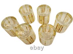 Set of 6 Cera Double Old Fashioned Bamboo Tumblers- Neiman-Marcus Exclusive