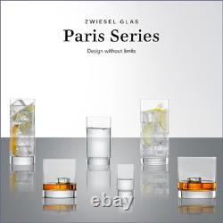 Set of 6 Paris 13.5 oz Whiskey Glasses Dishwasher-Safe Tritan Crystal
