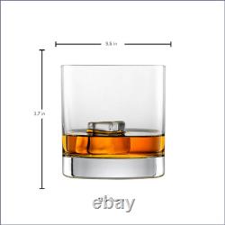 Set of 6 Paris 13.5 oz Whiskey Glasses Dishwasher-Safe Tritan Crystal