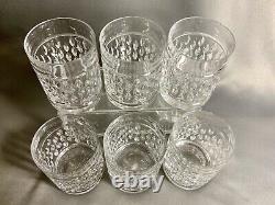 Set of 6 Ralph Lauren Crystal'Aston' Double Old Fashion Glasses