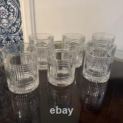 Set of 6 Ralph Lauren Glen Plaid Double Old Fashioned Rocks Glasses Yellowstone