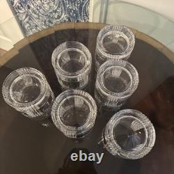 Set of 6 Ralph Lauren Glen Plaid Double Old Fashioned Rocks Glasses Yellowstone