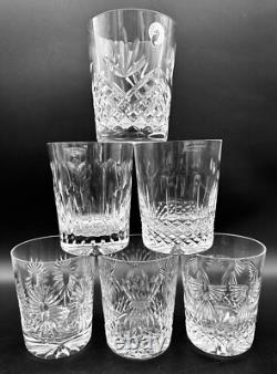 Set of 6 Waterford 5 Toasts Double Old Fashioned Millennium Series Cocktail Glas