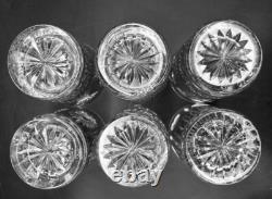 Set of 6 Waterford 5 Toasts Double Old Fashioned Millennium Series Cocktail Glas