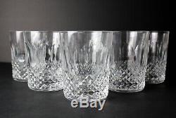 Set of 6 Waterford Crystal Colleen Double Old Fashioned Tumblers Glasses