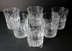 Set of 6 Waterford Crystal Colleen Double Old Fashioned Tumblers Glasses