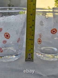 Set of 6 Zazz by Crate & Barrel Double Old Fashioned Glasses