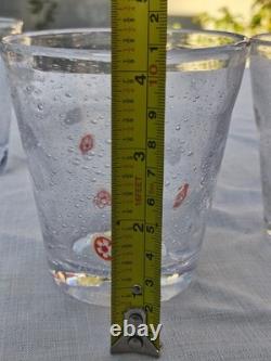 Set of 6 Zazz by Crate & Barrel Double Old Fashioned Glasses