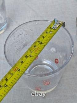 Set of 6 Zazz by Crate & Barrel Double Old Fashioned Glasses