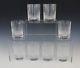 Set of 8 BACCARAT French Crystal HARMONIE Double Old Fashioned Cocktail Glasses